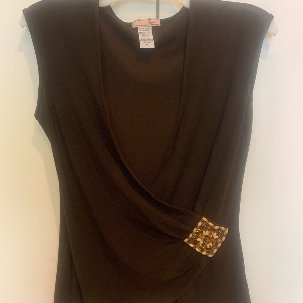 Vintage Vol 1 V neck top size M